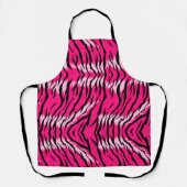 Tablier Pink Tiger Animal Skin Pattern Design  (Recto)