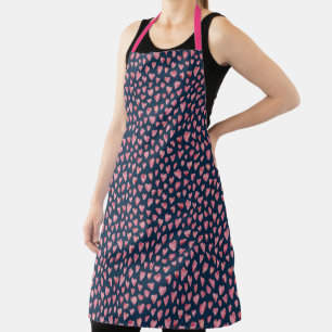 Tablier Pink Valentine Heart Apron