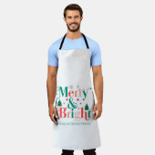 Tablier Pins De Neige Joyeux Et Lumineux (Porté)