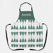 Tablier Pins de Noël Parkling Personnalisés (Recto)