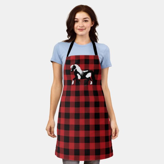 Tablier Pinto Pony Plaid Apron (Porté)