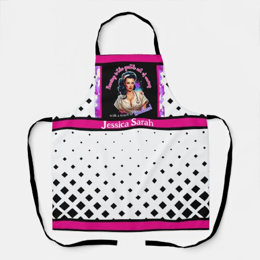 Tablier Pinup_ Infirmière Badass (Recto)