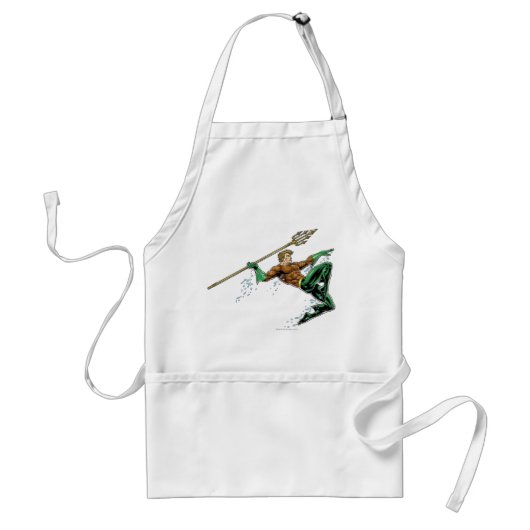 Tablier Pique-nique Aquaman avec Spear (Devant)