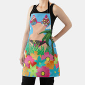 Tablier Pirate bikini des fleurs tropicales hawaïennes pal (Insitu)