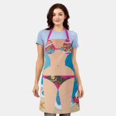 Tablier Pirate bikini plage cuisine cuisine (Porté)