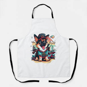 Tablier Pirate de chien berger allemand