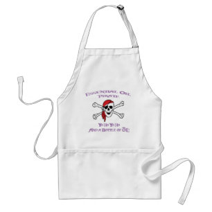 Tablier Pirate d'huile essentielle - Yo Ho et une bouteill