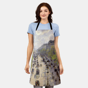 Tablier Pissarro - Boulevard Montmartre, Printemps