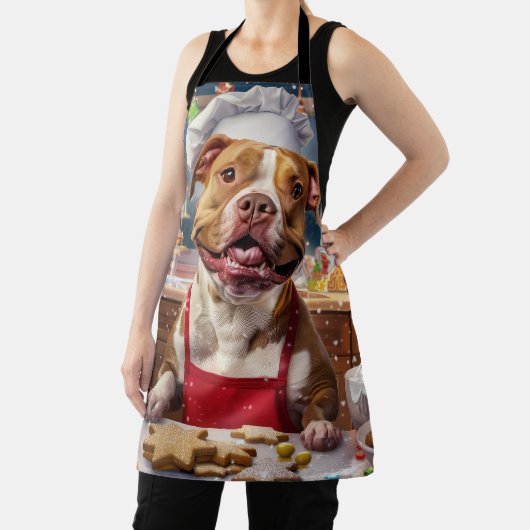 Tablier Pit Bull - Fête de Noël (Insitu)