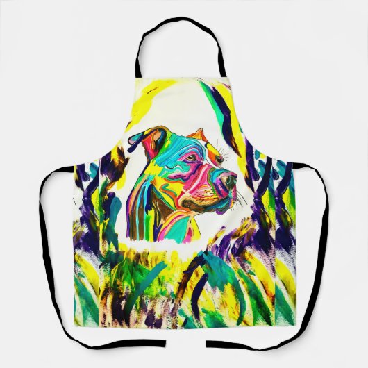 Tablier Pitbull Love Apron (Recto)