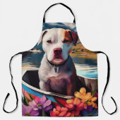 Tablier Pitbull sur une pagaie : une aventure Pittoresque (Recto)