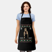 Tablier Pitbull Ugly Christmas Sweater (Porté)