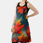 Tablier Pittoresque Rustique Feuille d'érable d'automne (Insitu)