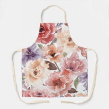 Pivoine de coucher de soleil chaud aquarelle rose