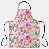 Tablier PixDezines Aquarelle été Floral (Recto)