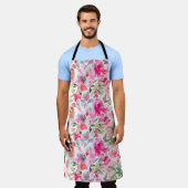 Tablier PixDezines Aquarelle été Floral (Porté)