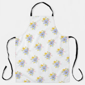 Tablier PixDezines Aquarelle été Floral (Recto)