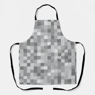 Tablier pixels gris