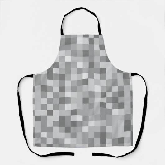 Tablier pixels gris (Recto)