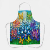 Tablier Pixies Bluebonnets Rainbow Party Apron (Recto)