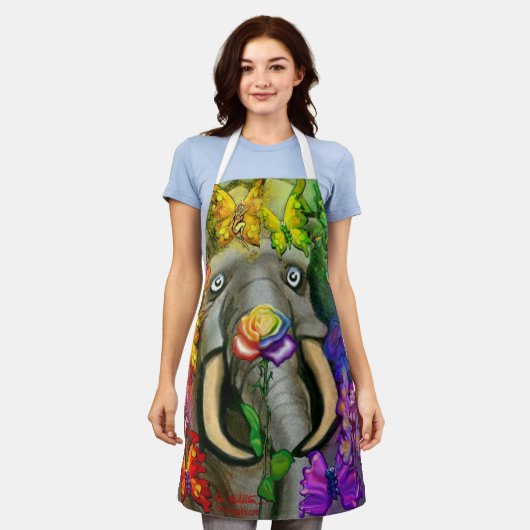 Tablier Pixies Rainbow Party Apron (Porté)