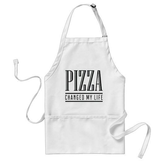 Tablier Pizza a changé ma vie (Devant)