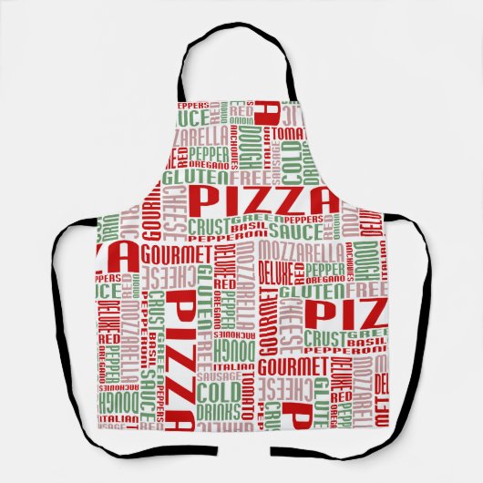 Tablier pizza chitChat Adulte Apron (Recto)