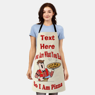 Tablier Pizza Design Abstrait ajouter du texte, Apron