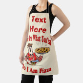 Tablier Pizza Design Abstrait ajouter du texte, Apron (Insitu)