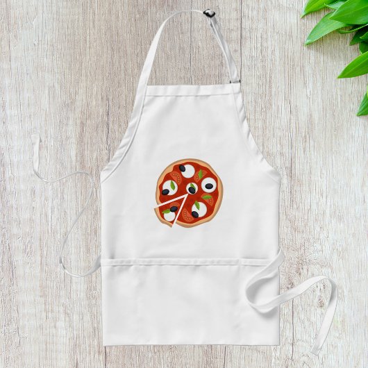 Tablier Pizza Mozzarella aux Tomates et Basilic