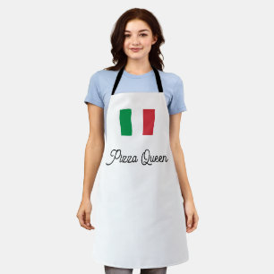Tablier Pizza Reine Drapeau Italien Italia Grand-mère