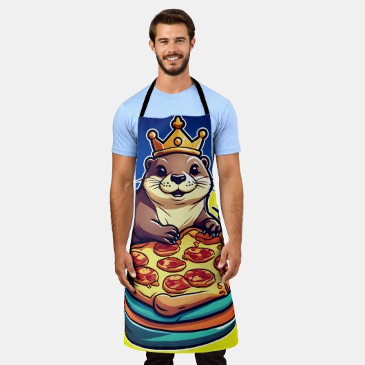 Tablier PizzaKing_Otter (Porté)