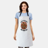 Tablier Pizzeria italienne Pizza Cuisine ou restaurant ron (Porté)