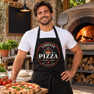 Tablier Pizzeria personnalisée Pizza au feu de bois Pizzer