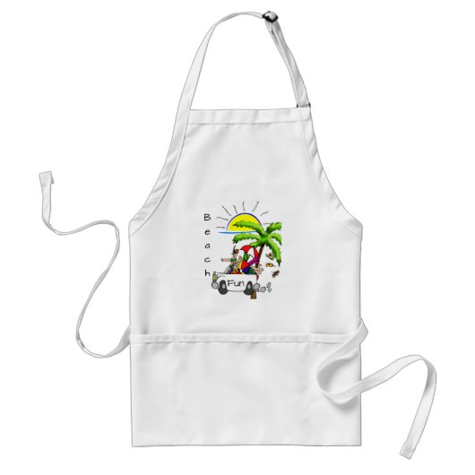 Tablier Plage Amusant Cuisine Apron (Devant)