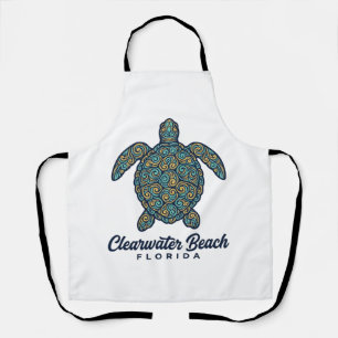 Tablier Plage de Clearwater Floride Tortue de mer Concepti