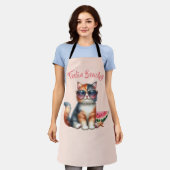 Tablier Plage de Feelin Chat Cute (Porté)