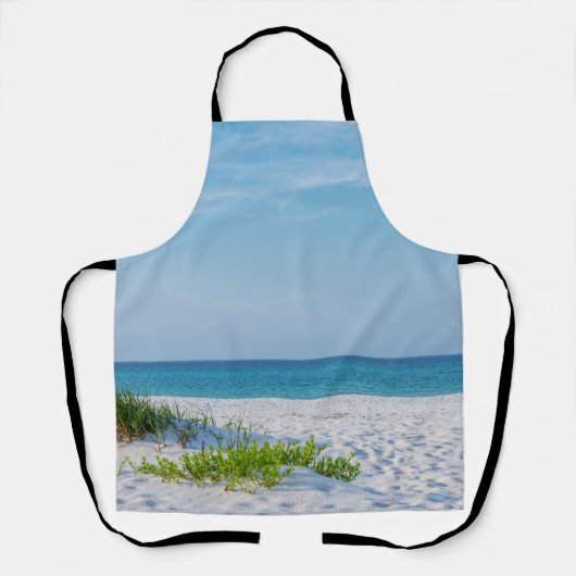 Tablier Plage de sable blanc Plage de Floride (Recto)