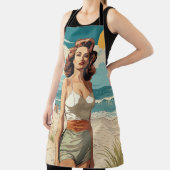 Tablier Plage fille 1950 (Insitu)