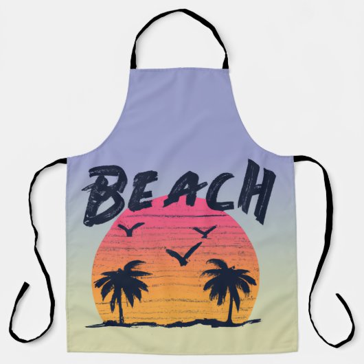 Tablier Plage/Hawaï/tropical/coloré (Recto)