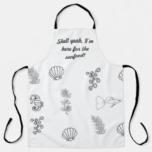Tablier Plage minimaliste moderne Apron