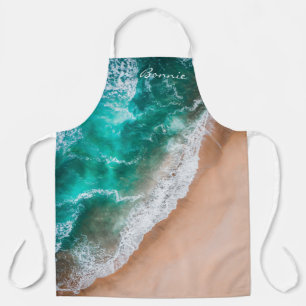 Tablier Plage océan mer turquoise sable tropical été
