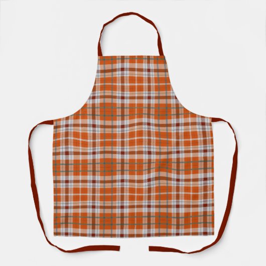 Tablier Plaid automne (Recto)