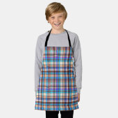 Tablier Plaid Fabric Checkered Print Pattern-57688 (Porté)