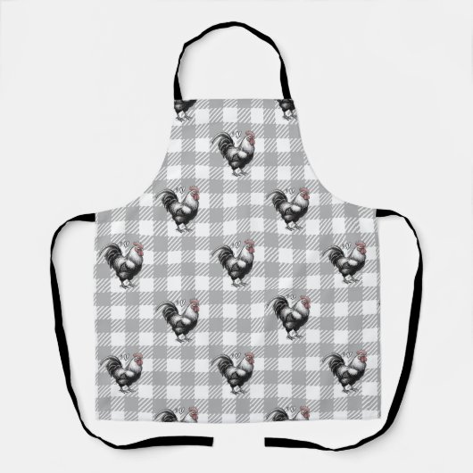 Tablier Plaid Gris Roster (Recto)