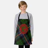 Tablier Plaid Merry Christmas& Bright Apron (Porté)
