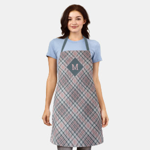 Tablier Plaid Monogramme personnalisé / Motif Tartan