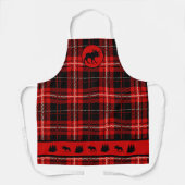 Tablier Plaid rouge orignal cabine (Recto)