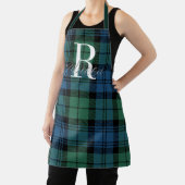 Tablier Plaid Rustique Monogramme Tartan Campbell (Insitu)