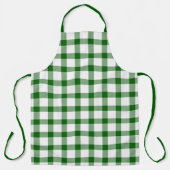 Tablier Plaid vert (Recto)